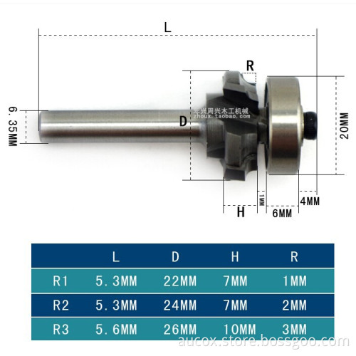 woodworking concrete router bits